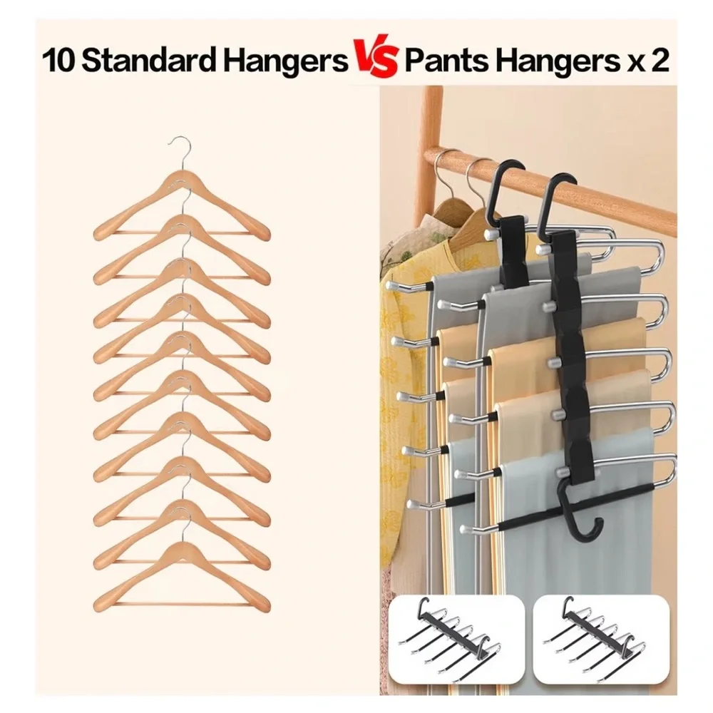 Versatile Multi-Tier Closet Hanger (A89)
